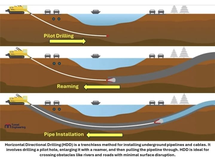 Horizontal directional drilling operations in the field